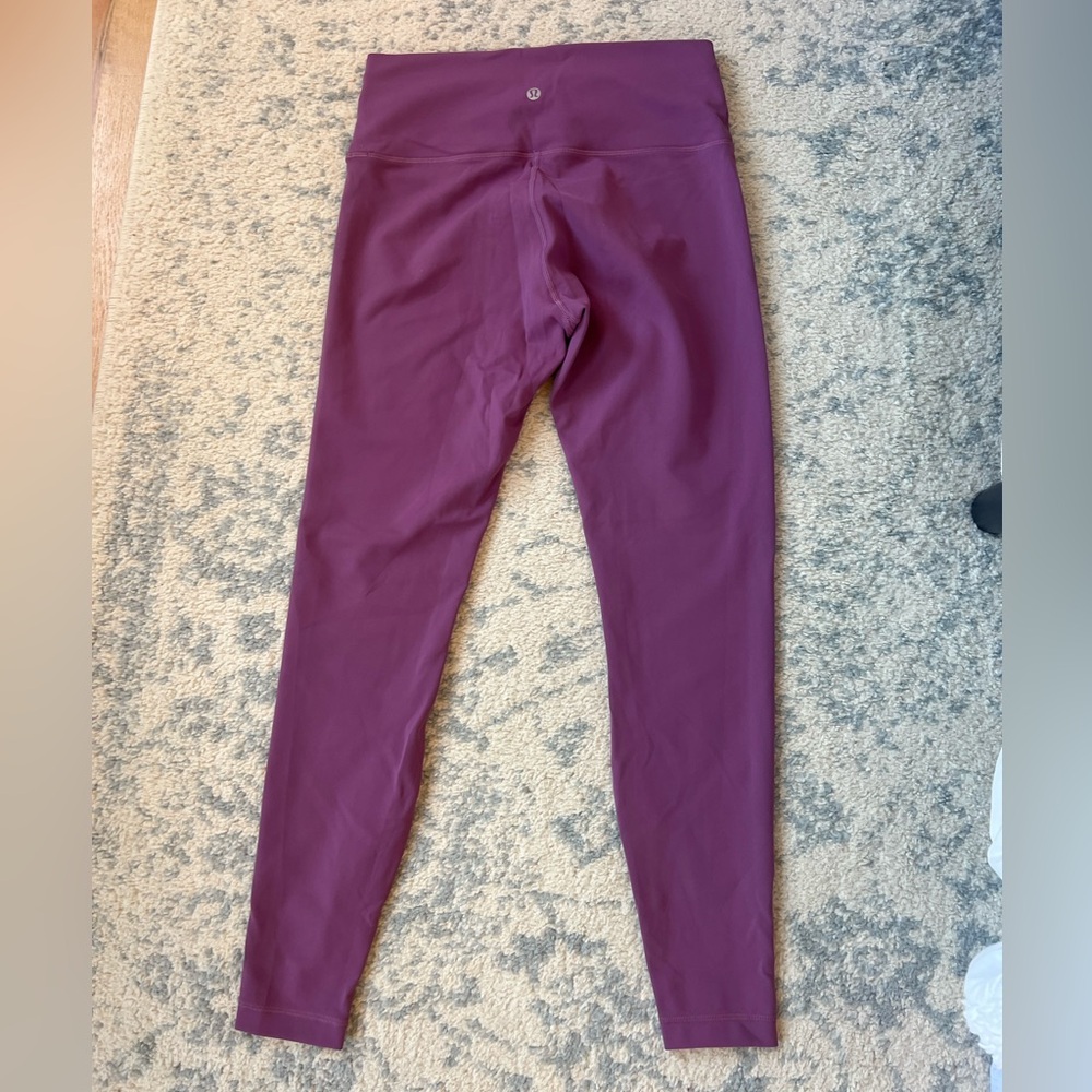 Lululemon Wunder Under Leggings in Vintage Plum size 10 - Picture 4 of 4